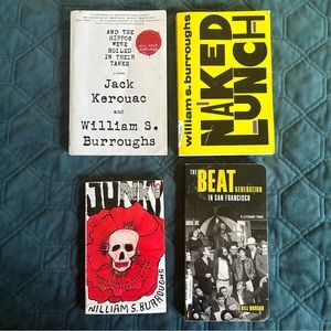 Bundle of four books from the Beat Generation